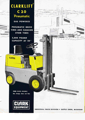 Carretillas elevadoras de gas Clark C 20 LPG