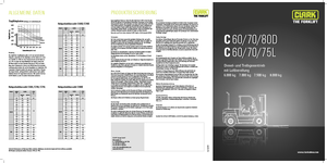 Carretillas elevadoras de gas Clark C60 L