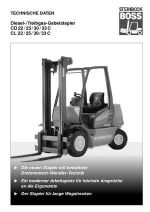 Carretillas elevadoras de gas Steinbock CL 33 C