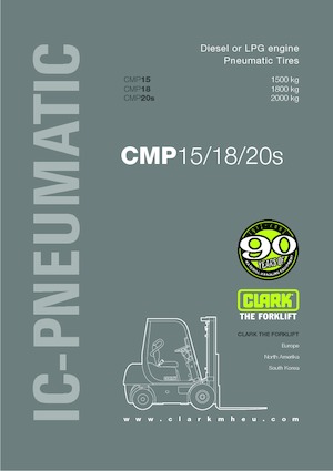 Carretillas elevadoras de gas Clark CMP 15 L