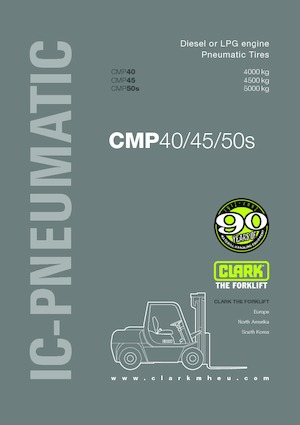 Carretillas elevadoras de gas Clark CMP 50 S L