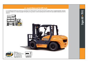 Carretillas elevadoras de gas OMG Ergos 70 G 