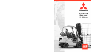 Carretillas elevadoras de gas Mitsubishi FG15N