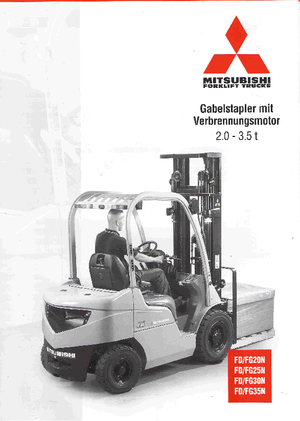 Carretillas elevadoras de gas Mitsubishi FG20N