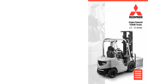 Carretillas elevadoras de gas Mitsubishi FG20N