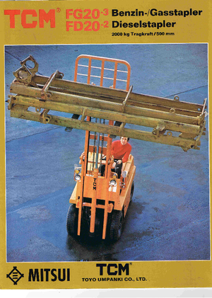 Carretillas elevadoras de gas TCM FG 20 T 6