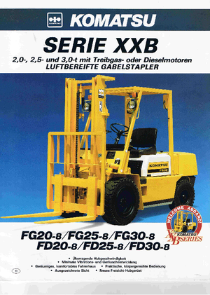 Carretillas elevadoras de gas Komatsu FG 20 T-8