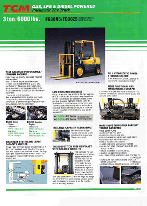 Carretillas elevadoras de gas TCM FG 30 N 5 T