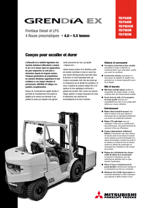 Carretillas elevadoras de gas Mitsubishi FG50CN