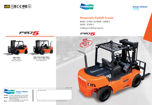 Carretillas elevadoras de gas Doosan G60S-5