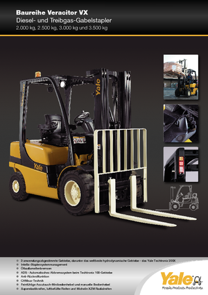 Carretillas elevadoras de gas Yale GLP 35VX Base
