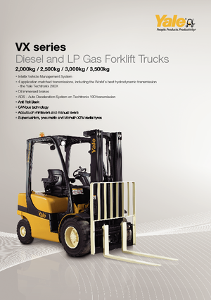 Carretillas elevadoras de gas Yale GLP 35VX Base