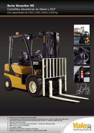 Carretillas elevadoras de gas Yale GLP 35VX Base