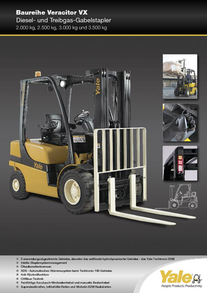 Carretillas elevadoras de gas Yale GLP 35 VX