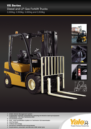 Carretillas elevadoras de gas Yale GLP 35 VX