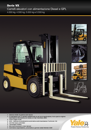 Carretillas elevadoras de gas Yale GLP 50VX Value