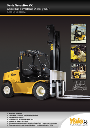 Carretillas elevadoras de gas Yale GLP 70VX Base