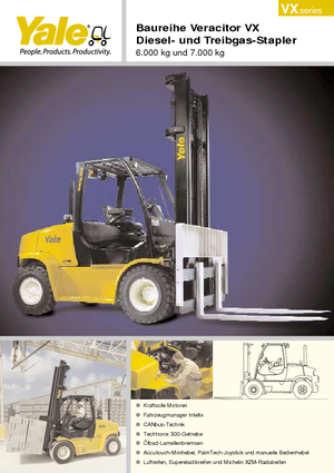Carretillas elevadoras de gas Yale GLP 70VX Base