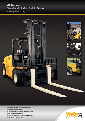 Carretillas elevadoras de gas Yale GLP 80VX6 Value