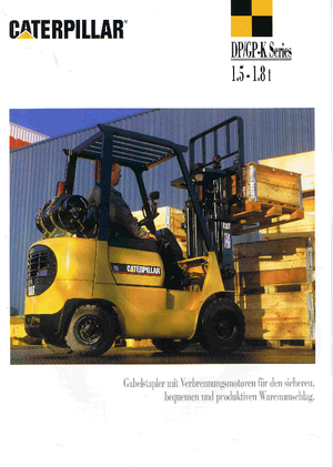 Carretillas elevadoras de gas Caterpillar GP 18 K
