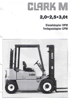 Carretillas elevadoras de gas Clark GPM 25