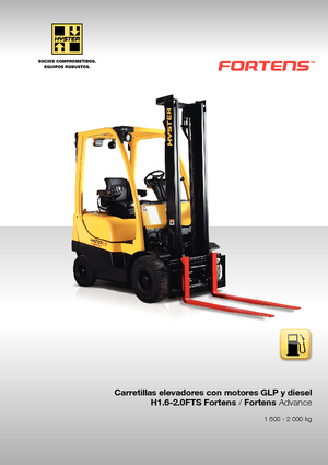 Carretillas elevadoras de gas Hyster H1.8FT