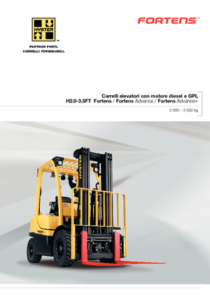 Carretillas elevadoras de gas Hyster H 2.5 FT
