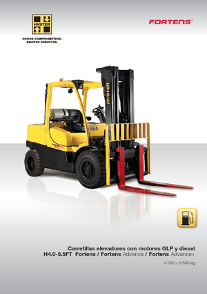 Carretillas elevadoras de gas Hyster H4.0FT5