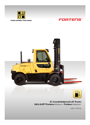 Carretillas elevadoras de gas Hyster H8.0FT 6