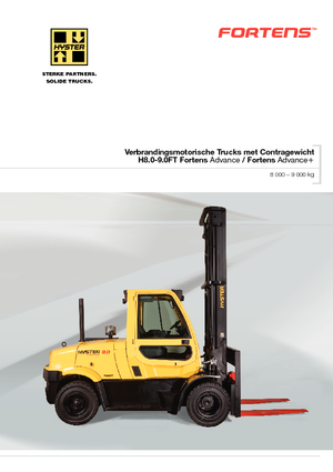Carretillas elevadoras de gas Hyster H8.0FT 6