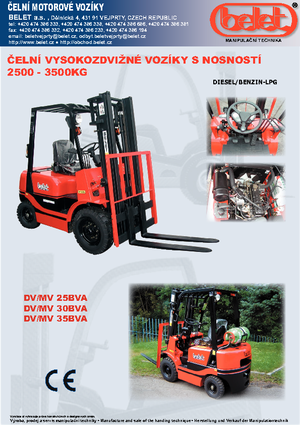 Carretillas elevadoras de gas Belet MV 30 BVB