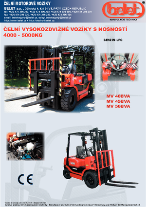 Carretillas elevadoras de gas Belet MV 50 BVB