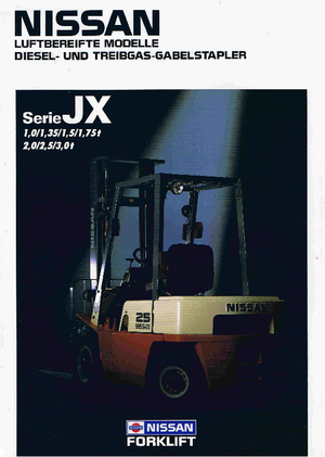 Carretillas elevadoras de gas Nissan PJ 01 A 18 U