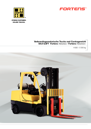 Carretillas elevadoras de gas Hyster S5.5FT