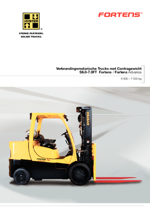 Carretillas elevadoras de gas Hyster S6.0FT