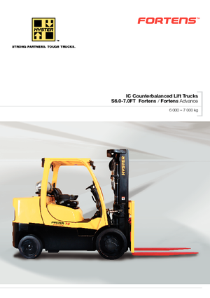 Carretillas elevadoras de gas Hyster S6.0FT