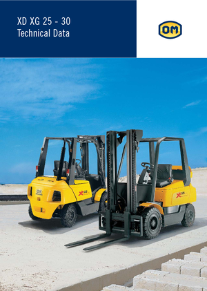 Carretillas elevadoras de gas OM XG 30