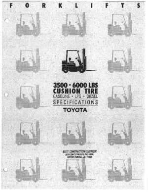 Carretillas elevadoras de gas Toyota 5 FG C 30