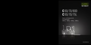 Carretillas elevadoras de gas Clark C60 L