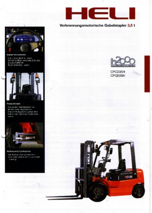Carretillas elevadoras de gas Heli CPQD 35 H