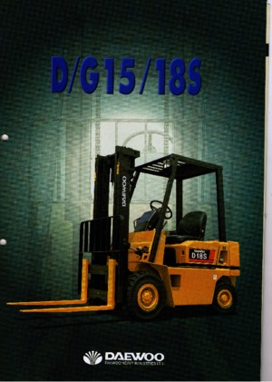 Carretillas elevadoras de gas Doosan G 18 S