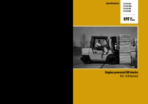 Carretillas elevadoras de gas Caterpillar GP 50 K