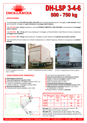 Plataformas de carga Dhollandia DH-LSP 3-4-6