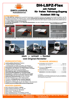 Plataformas de carga Dhollandia DH-LSPZ Flex