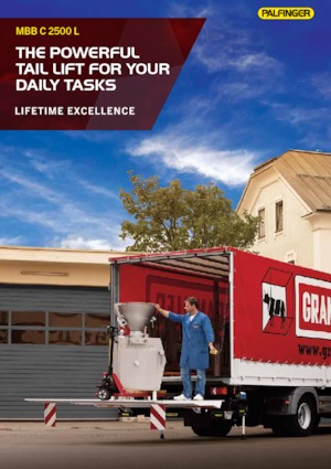 Plataformas de carga MBB Palfinger MBB C 2500 L