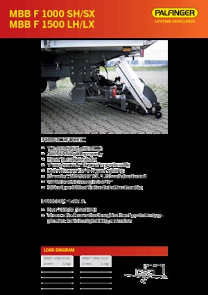 Plataformas de carga MBB Palfinger MBB F 1000 SH