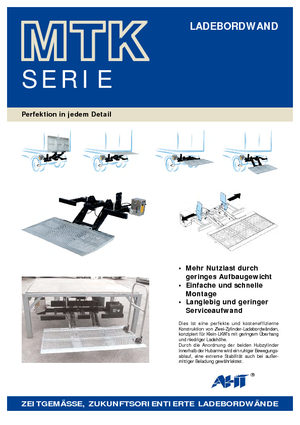 Plataformas de carga AHT MTK 1000 ST/AL