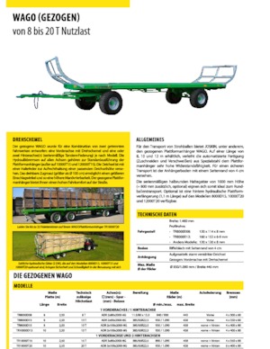 Remolques de plataforma baja Joskin WAGO-LOADER LTR12000T20