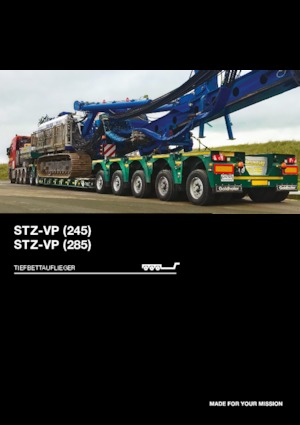 Semiremolque lowbed Goldhofer STZ-VP 245