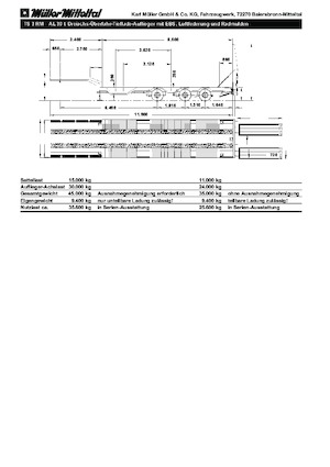 Semiremolque lowbed Müller Mitteltal TS 3 RM 